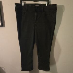 Torrid Black Crop Jeggings